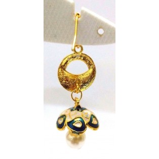 Meenakari Minakari Enamel Jhumka Jhumki Handmade Earring Jewelry Chandelier AE99